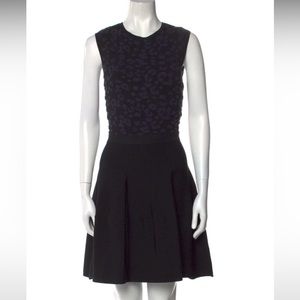 Rebecca Taylor womens size 2 textured cheetah dress